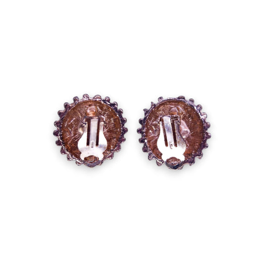 Gold Tone Pearl Vintage Earrings
