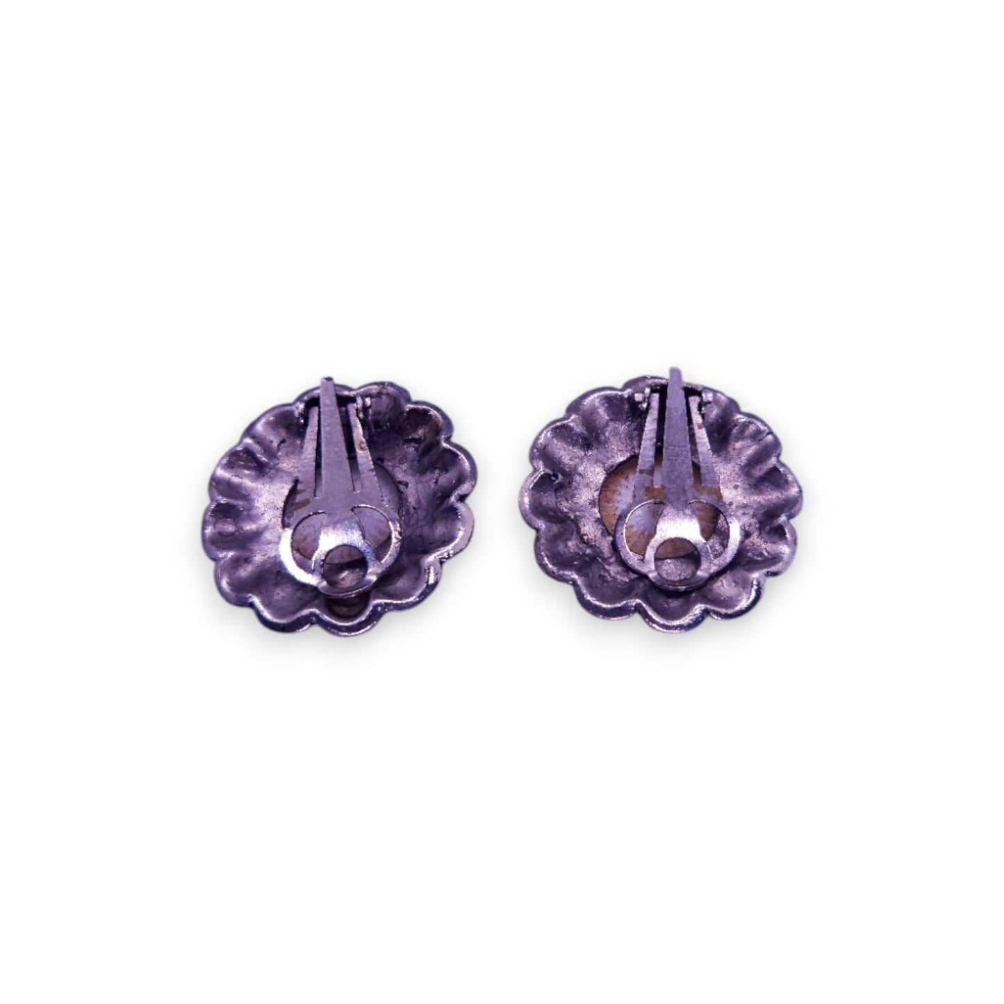 Silver Tone Vintage Earrings
