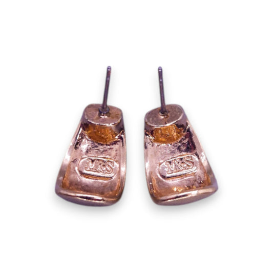 Gold Tone Classic Earrings