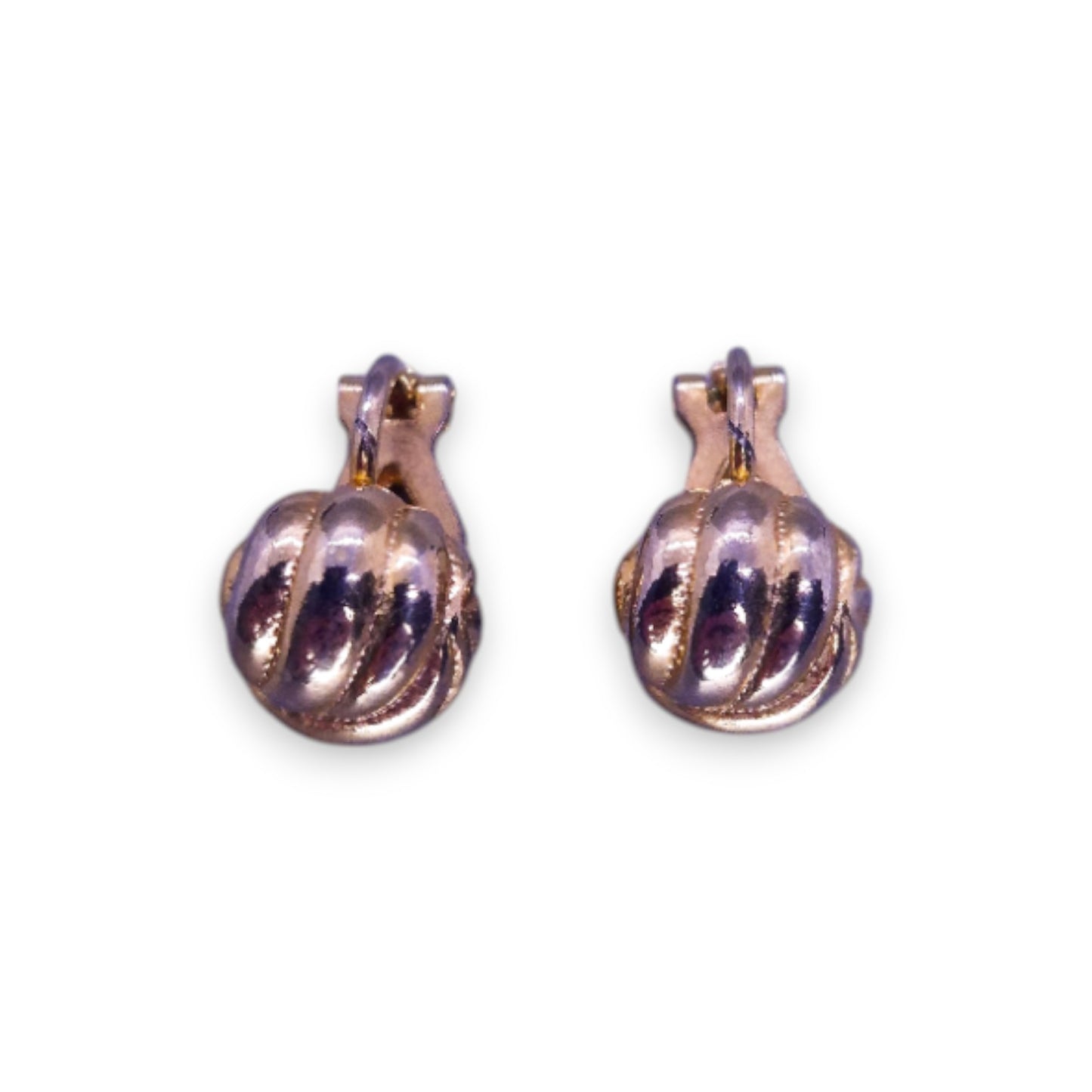 Gold Tone Classic Earrings