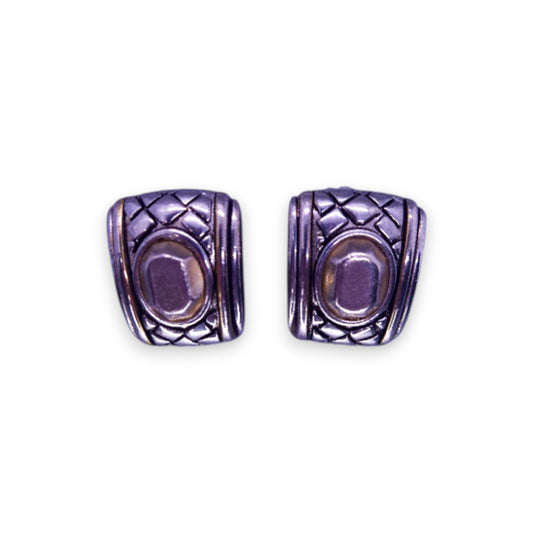 Silver Tone Vintage Earrings