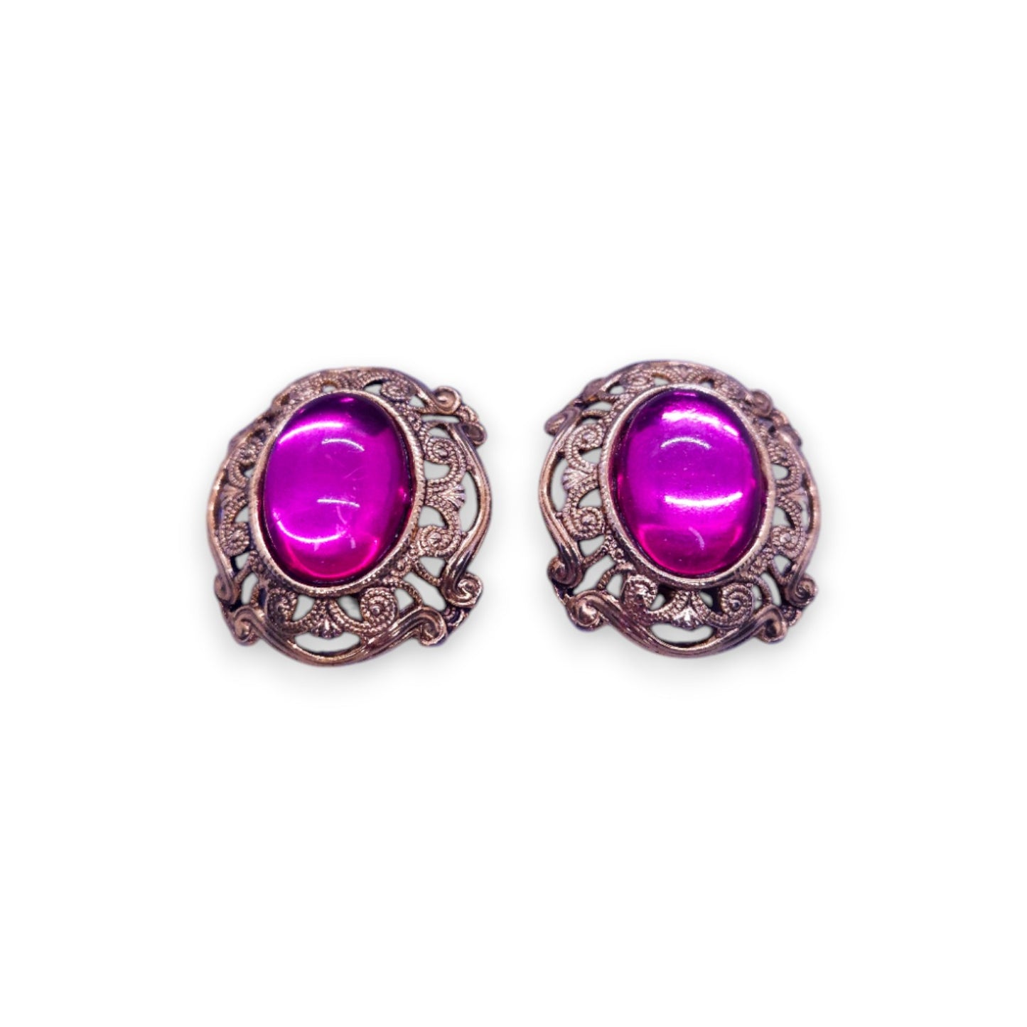 Gold Tone Classic Earrings