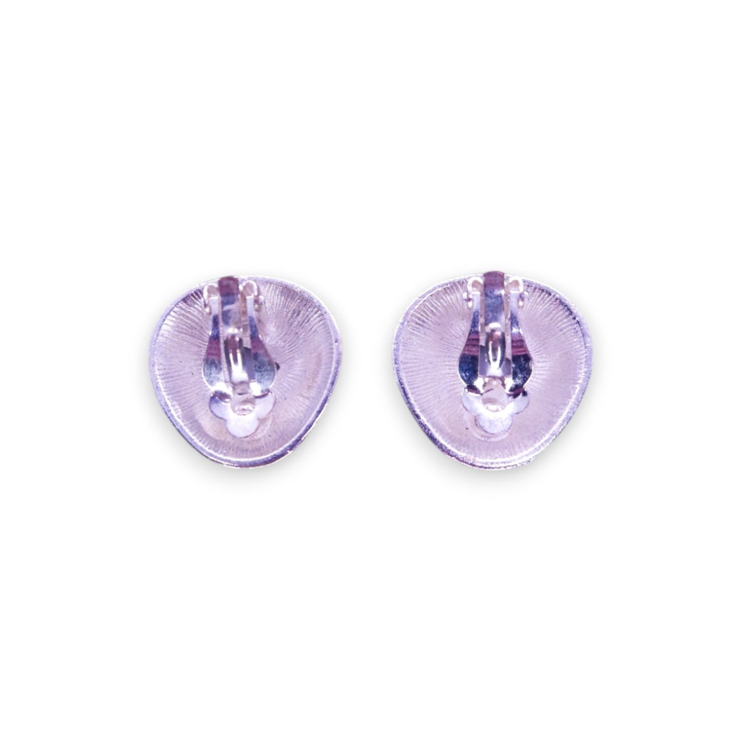 Silver Tone Clear Cubic Zirconia Classic Earrings