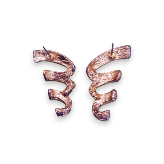 Gold Tone Cubic Zirconia Classic Earrings