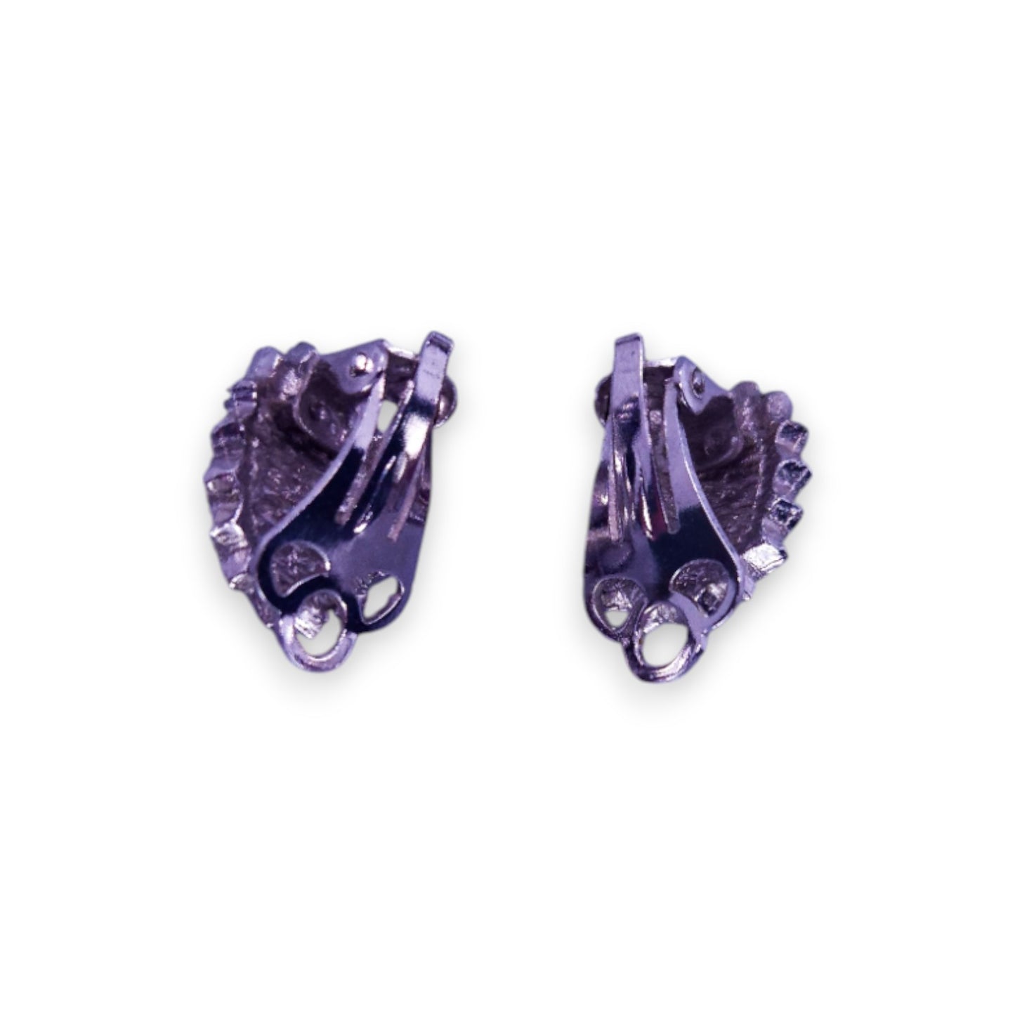 Silver Tone Yellow Agate Marcasite Classic Earrings
