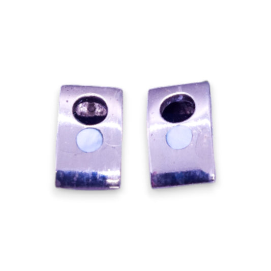 Sterling Silver Mother of Pearl Classic Earrings