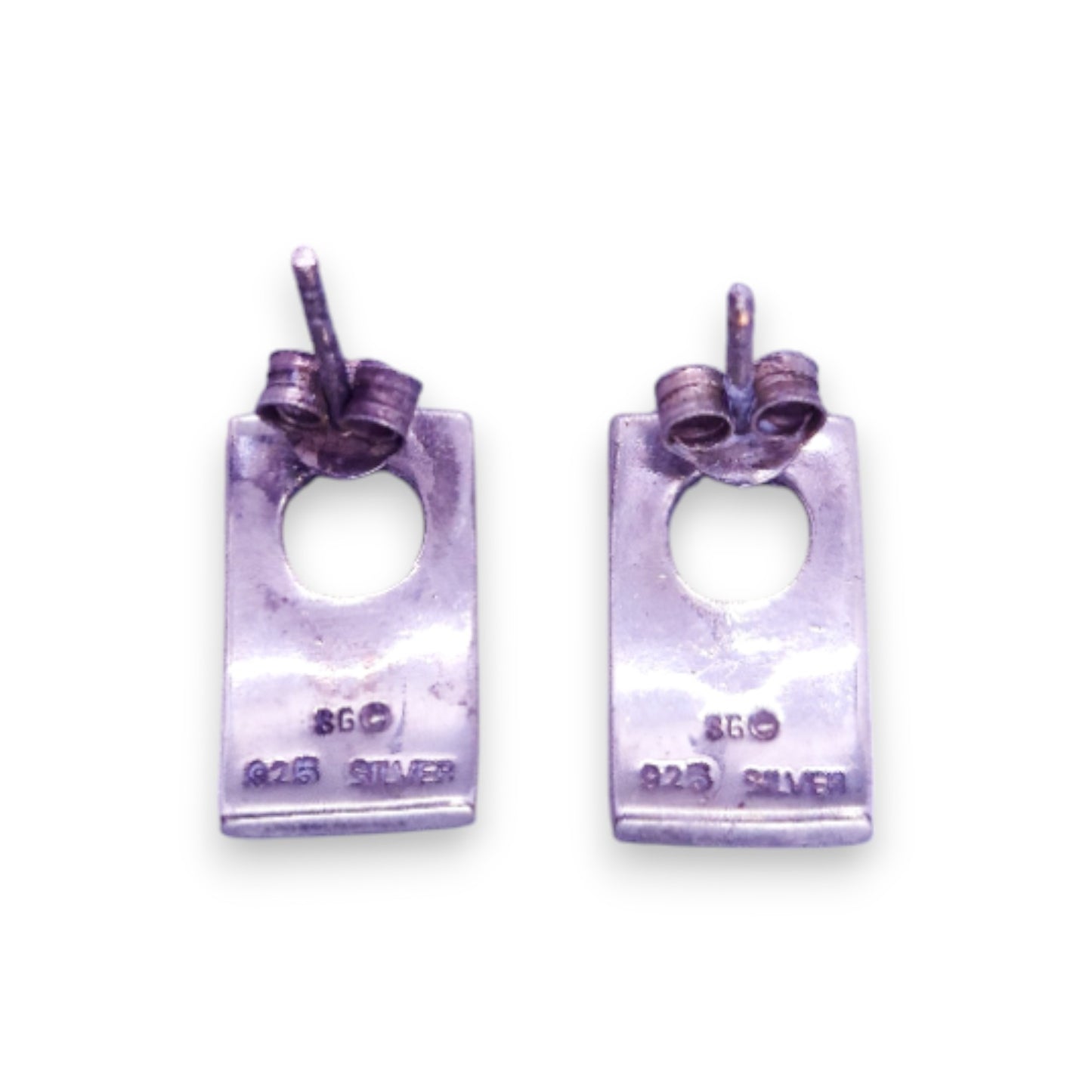 Sterling Silver Mother of Pearl Classic Earrings
