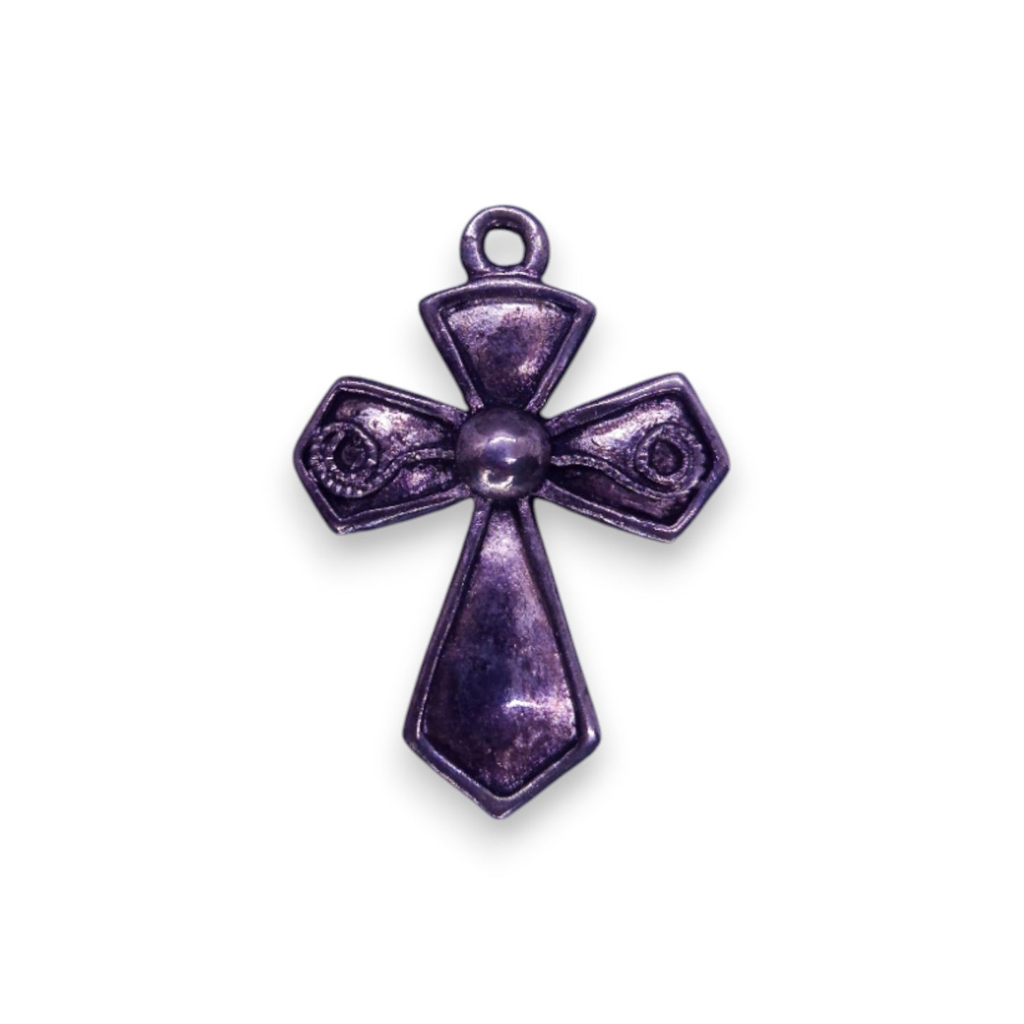 Silver Gothic Cross Pendant