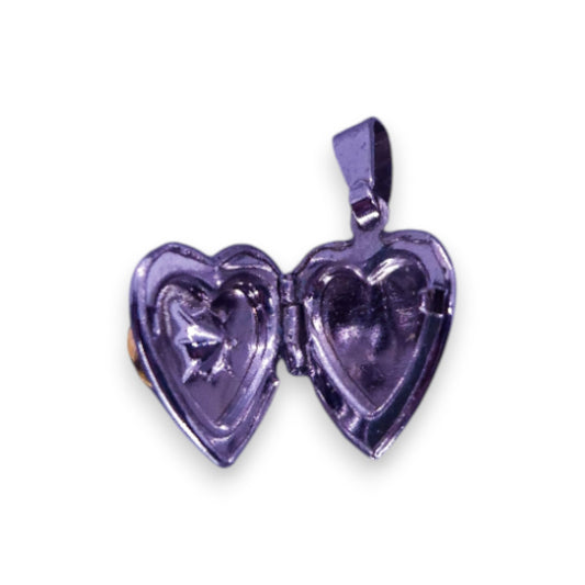 Silver Tone Romantic Locket Pendant