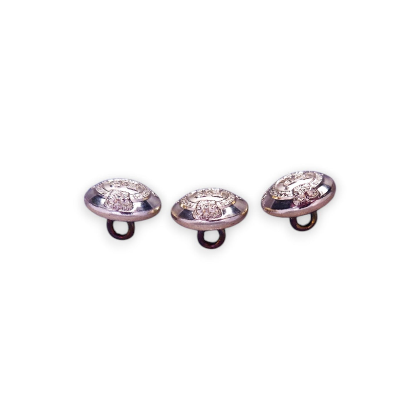 Silver Tone Vintage Buttons