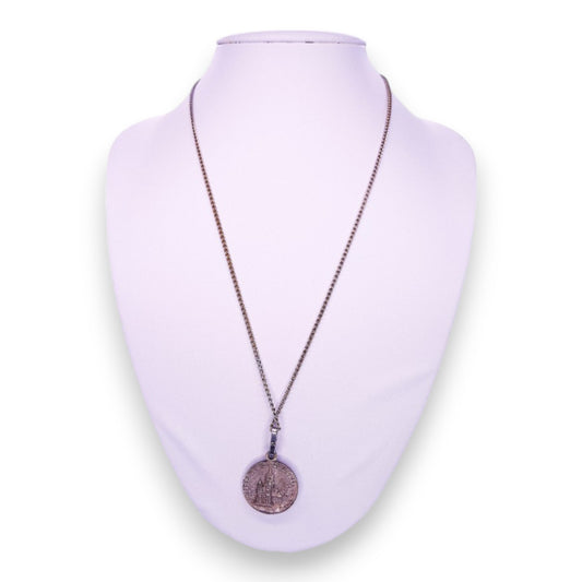Metal Vintage Coin Necklace