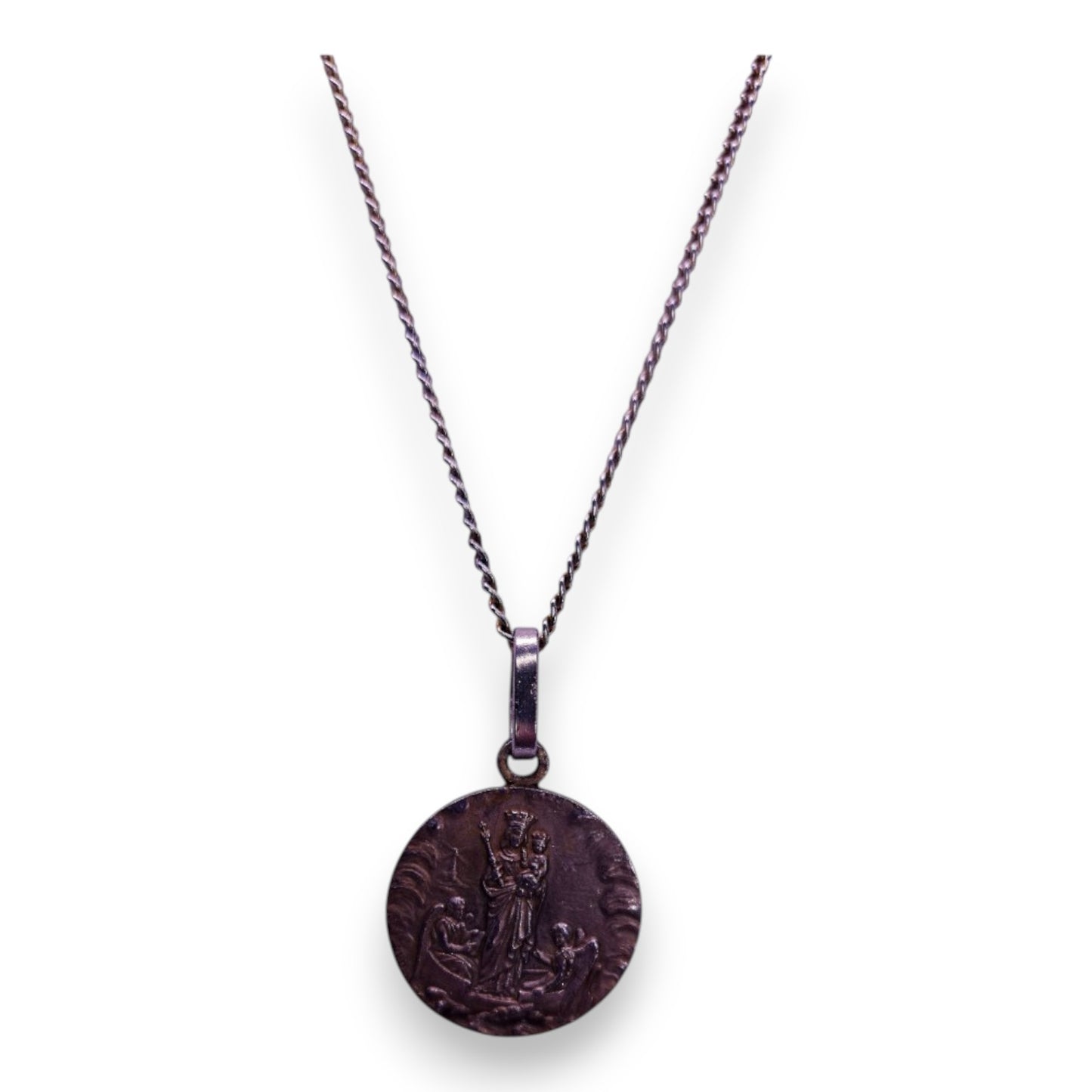 Metal Vintage Coin Necklace