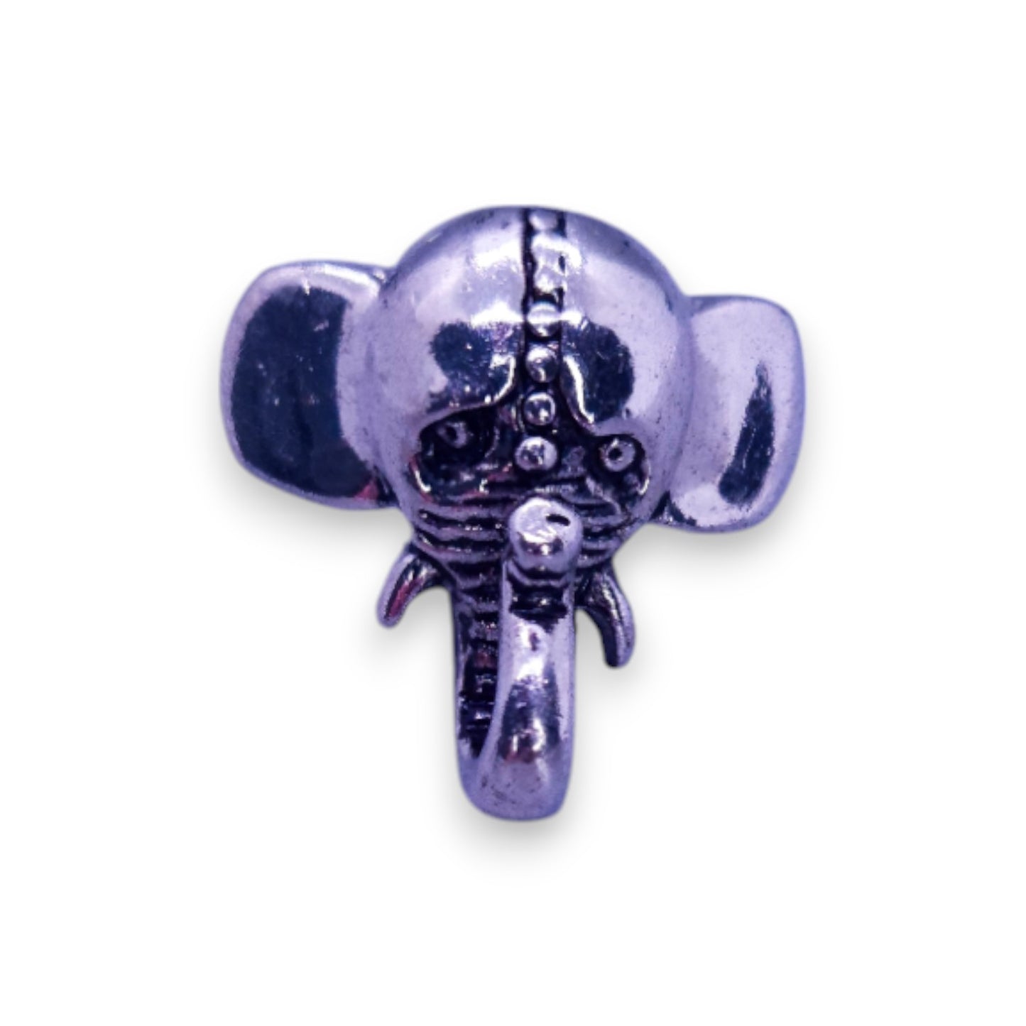 Silver Tone Statement Elephant Ring