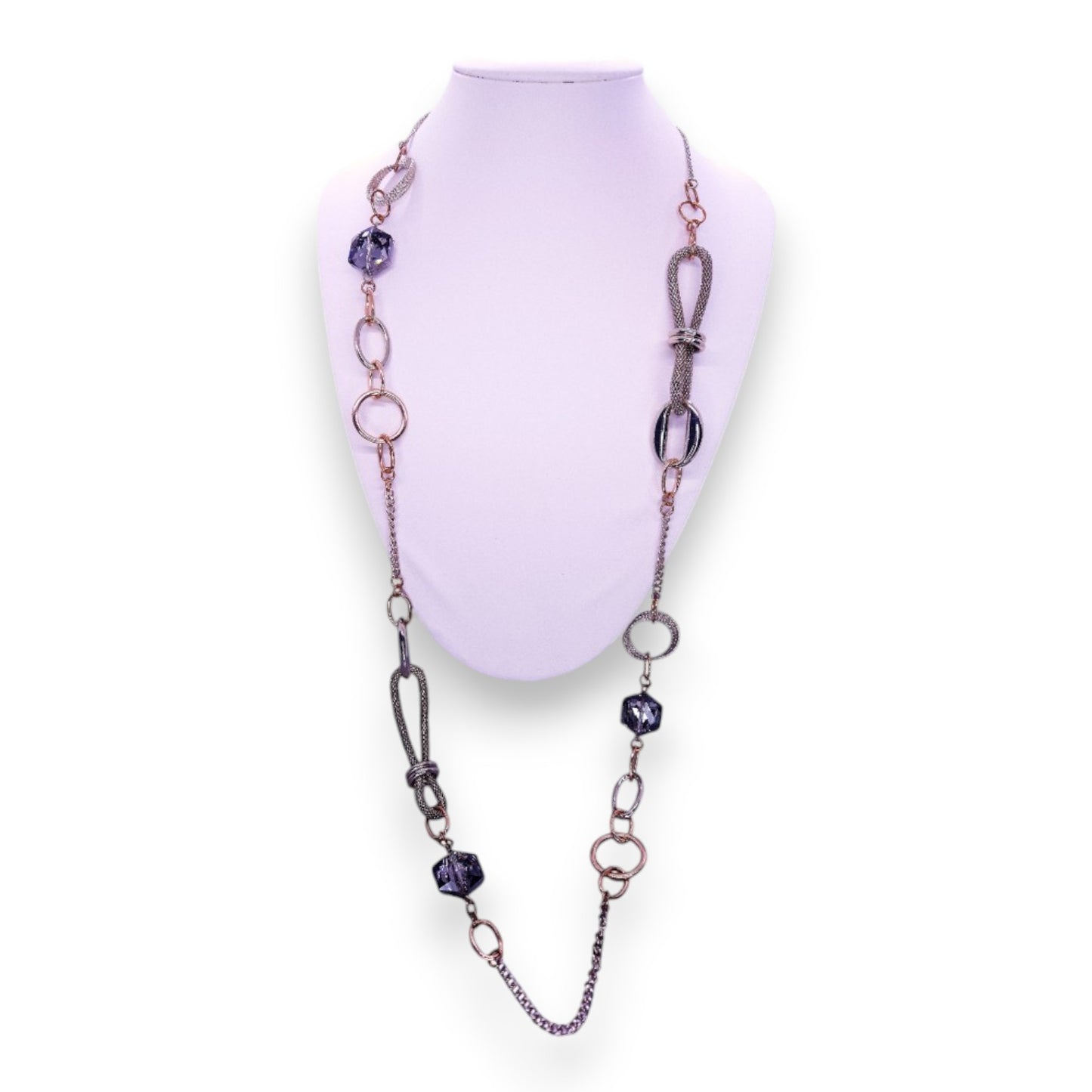Silver Tone Classic Necklace