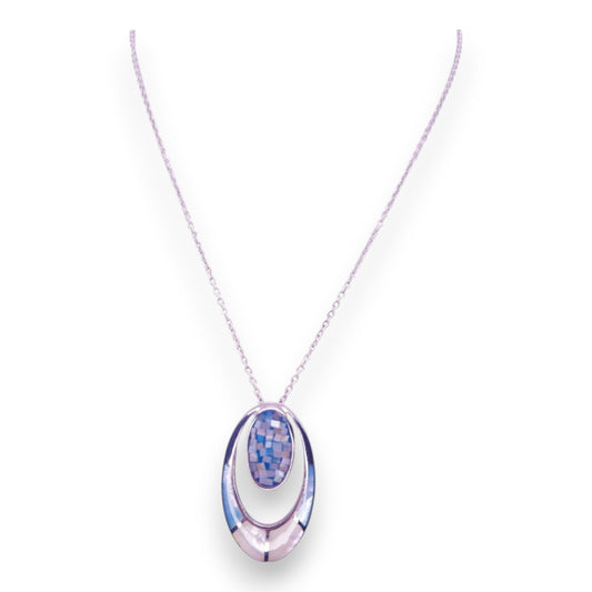 Sterling Silver Mother of Pearl Classic Necklace