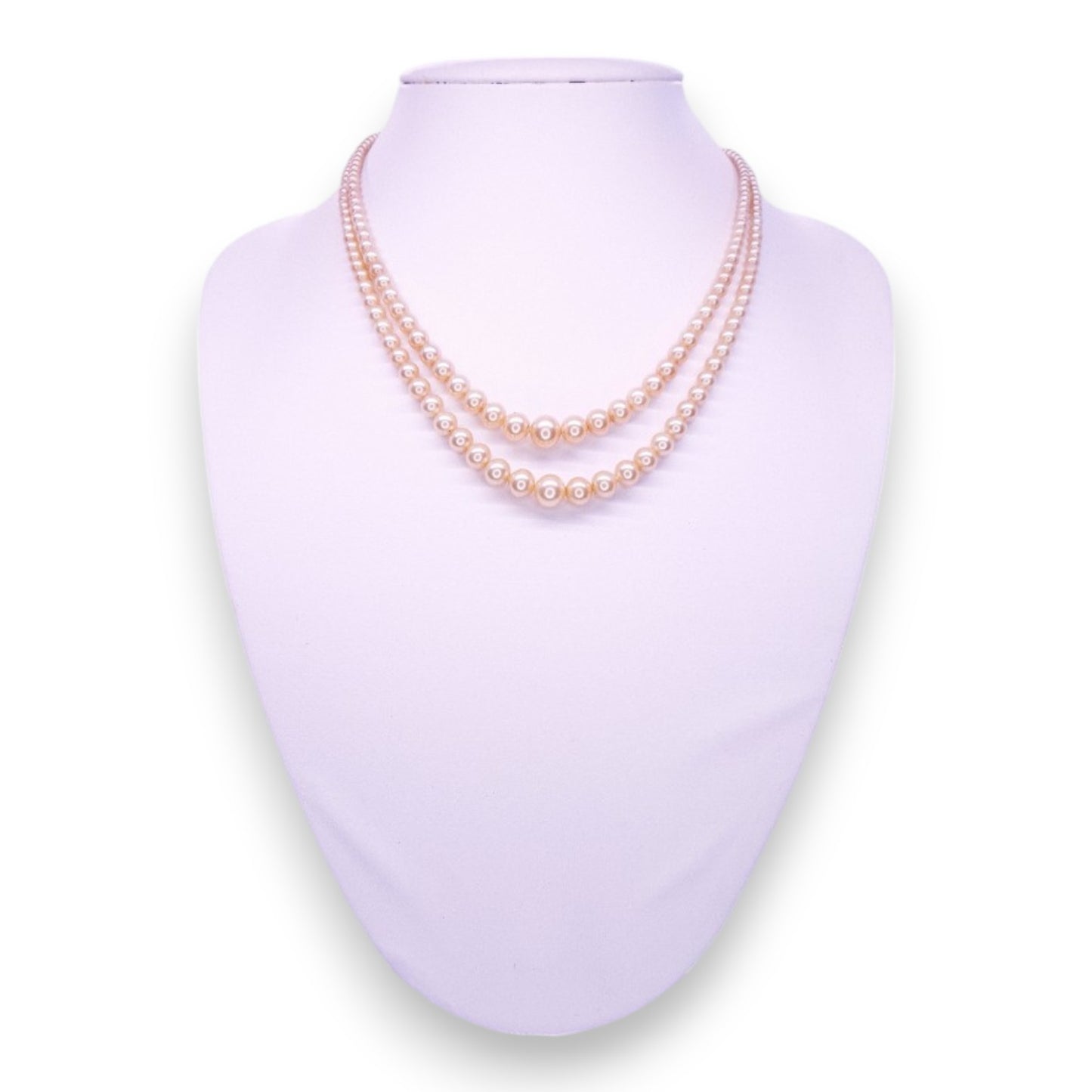 Sterling Silver Pearl Classic Necklace