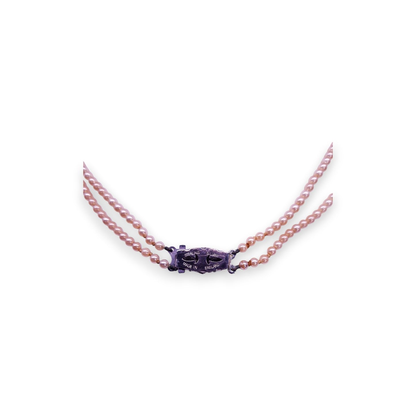 Sterling Silver Pearl Classic Necklace