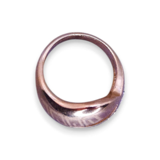 Gold Tone Cubic Zirconia Classic Ring