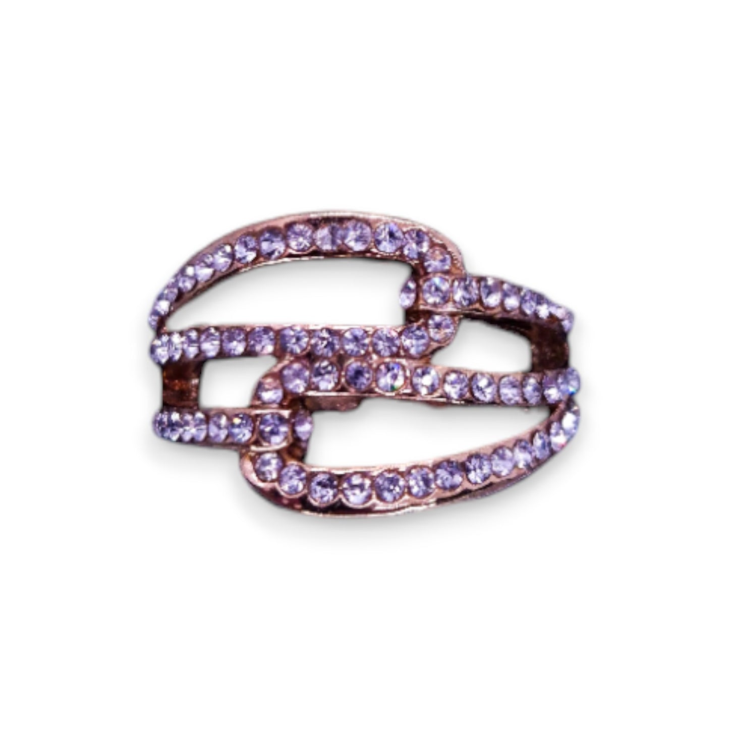 Gold Tone Cubic Zirconia Classic Ring
