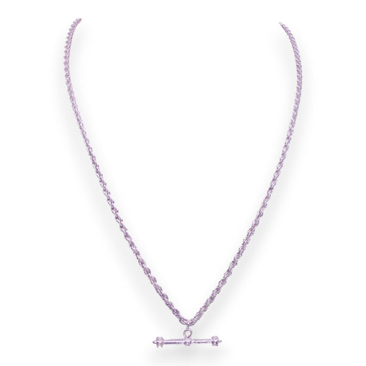 Silver Tone Classic Necklace