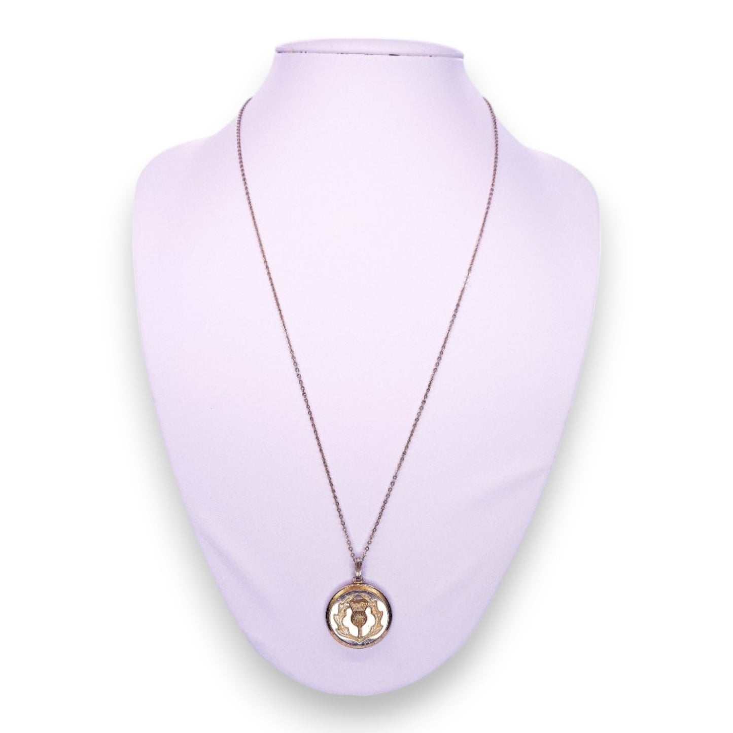 Gold Nickel Silver Nature Inspired Necklace