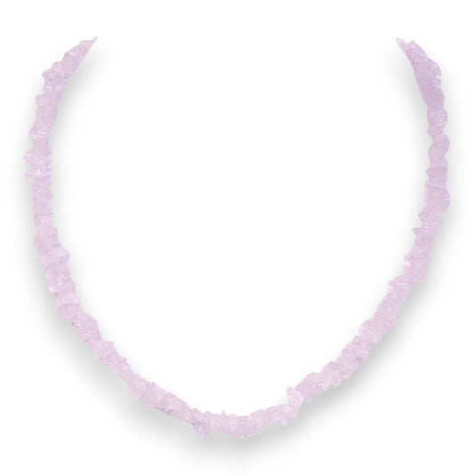 Clear Quartz Classic Necklace - Semi-Precious Stone