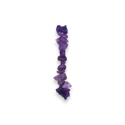 Semi-Precious Stone Amethyst Classic Bracelet