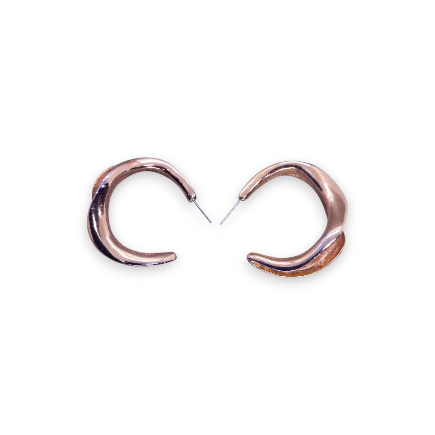 Gold Tone Classic Earrings