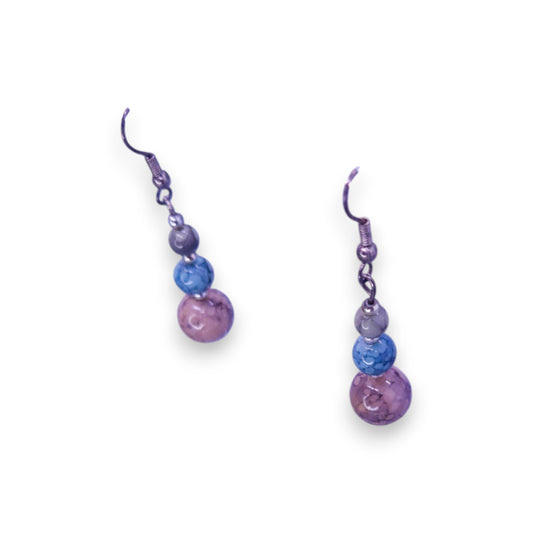 Silver Tone Bohemian Earrings