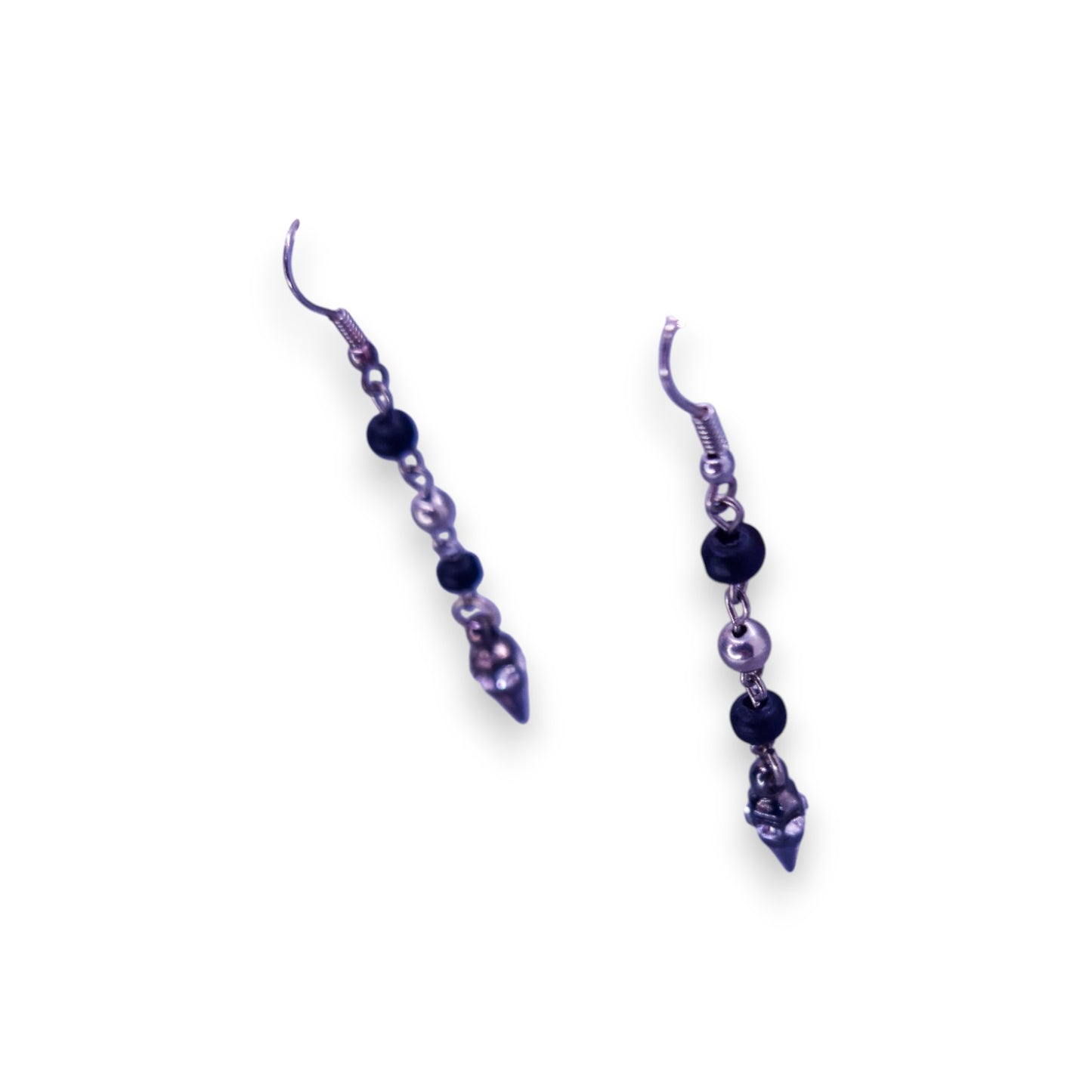 Silver Tone Clear Stones Classic Earrings