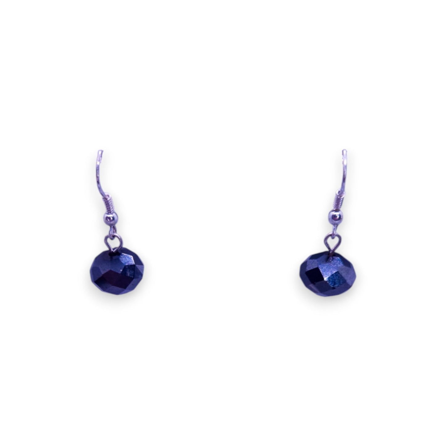 Silver Tone Classic Earrings