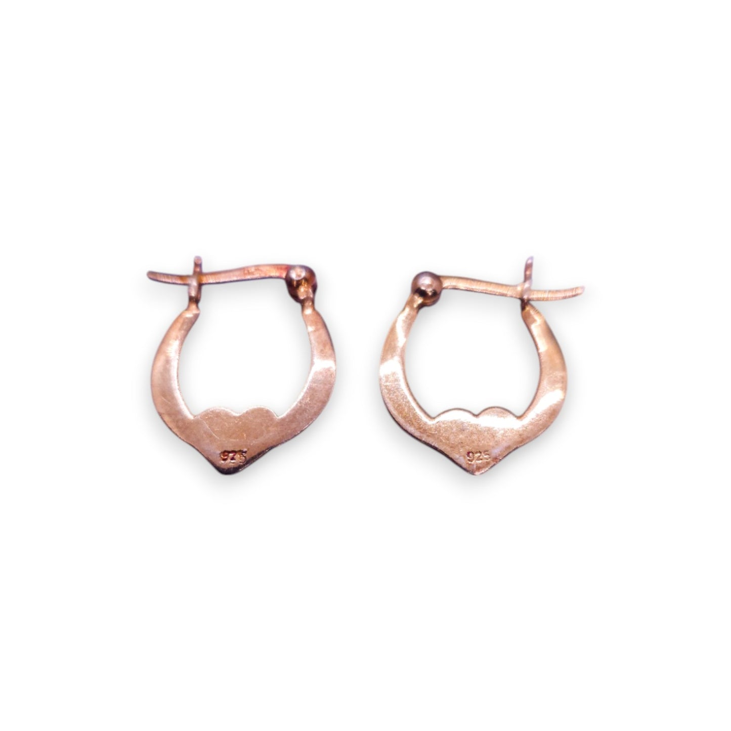 Gold on Silver Romantic Earrings