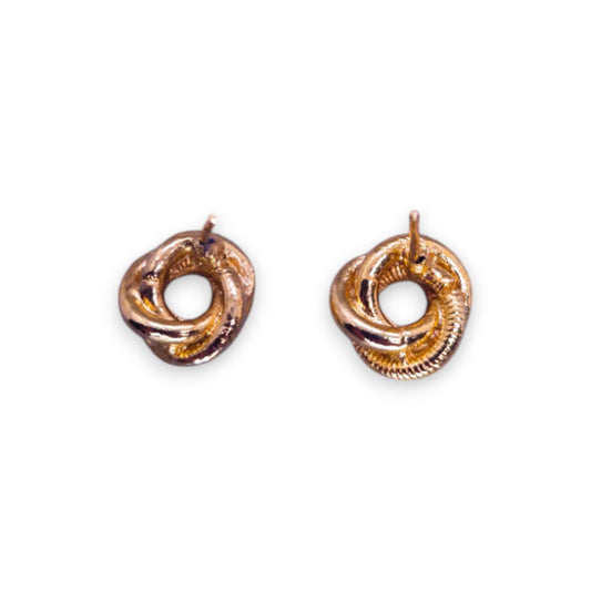 Gold Tone Classic Earrings