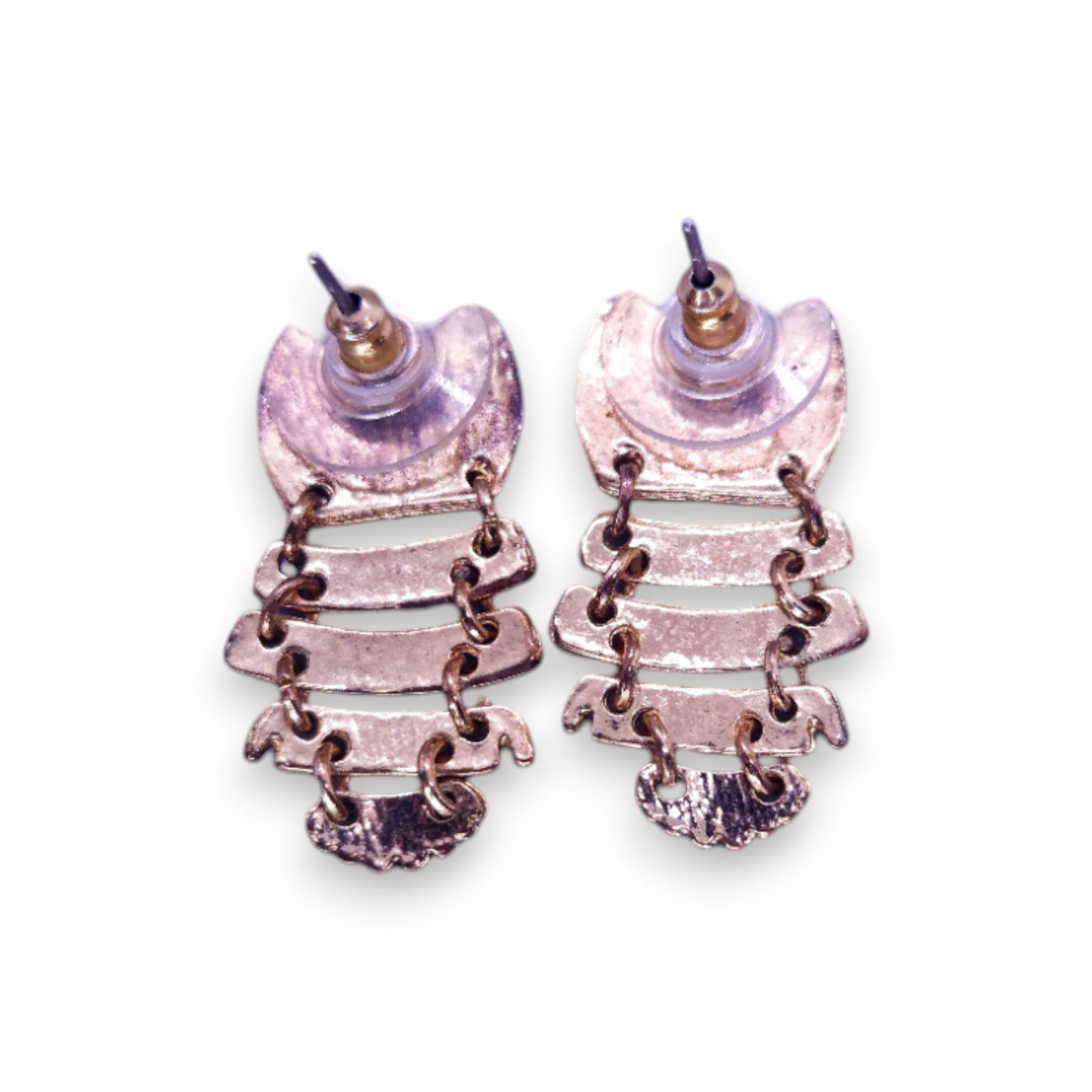 Gold Tone Nature Inspired Owl Earrings
