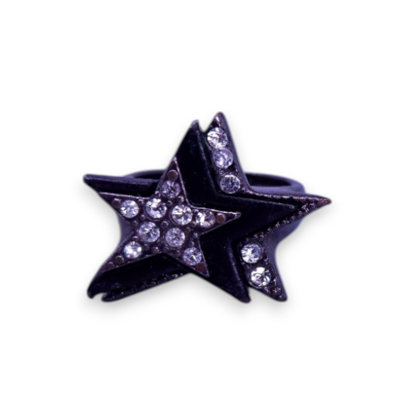 Metal Clear Cubic Zirconia Vintage Ring