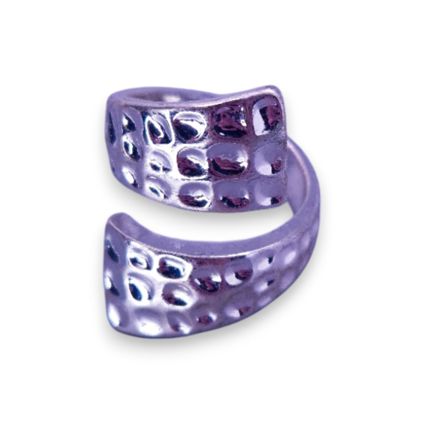Silver Tone Modern Ring