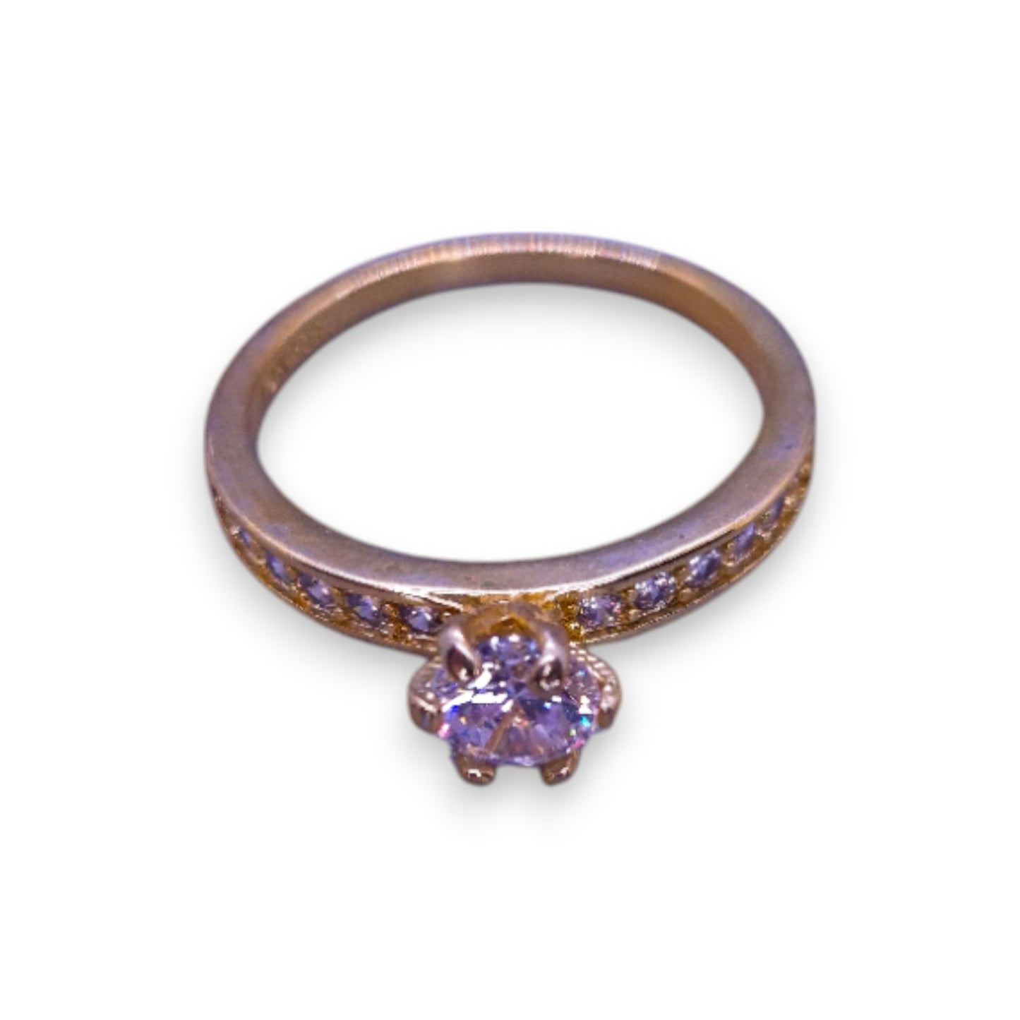 18ct Gold Filled Cubic Zirconia Classic Ring