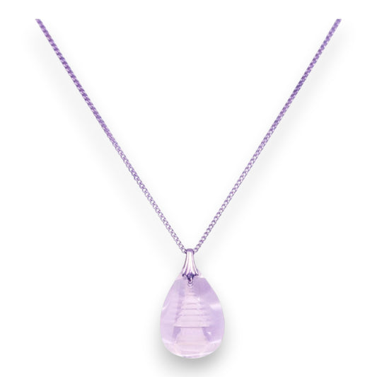 Silver Tone Crystal Classic Necklace