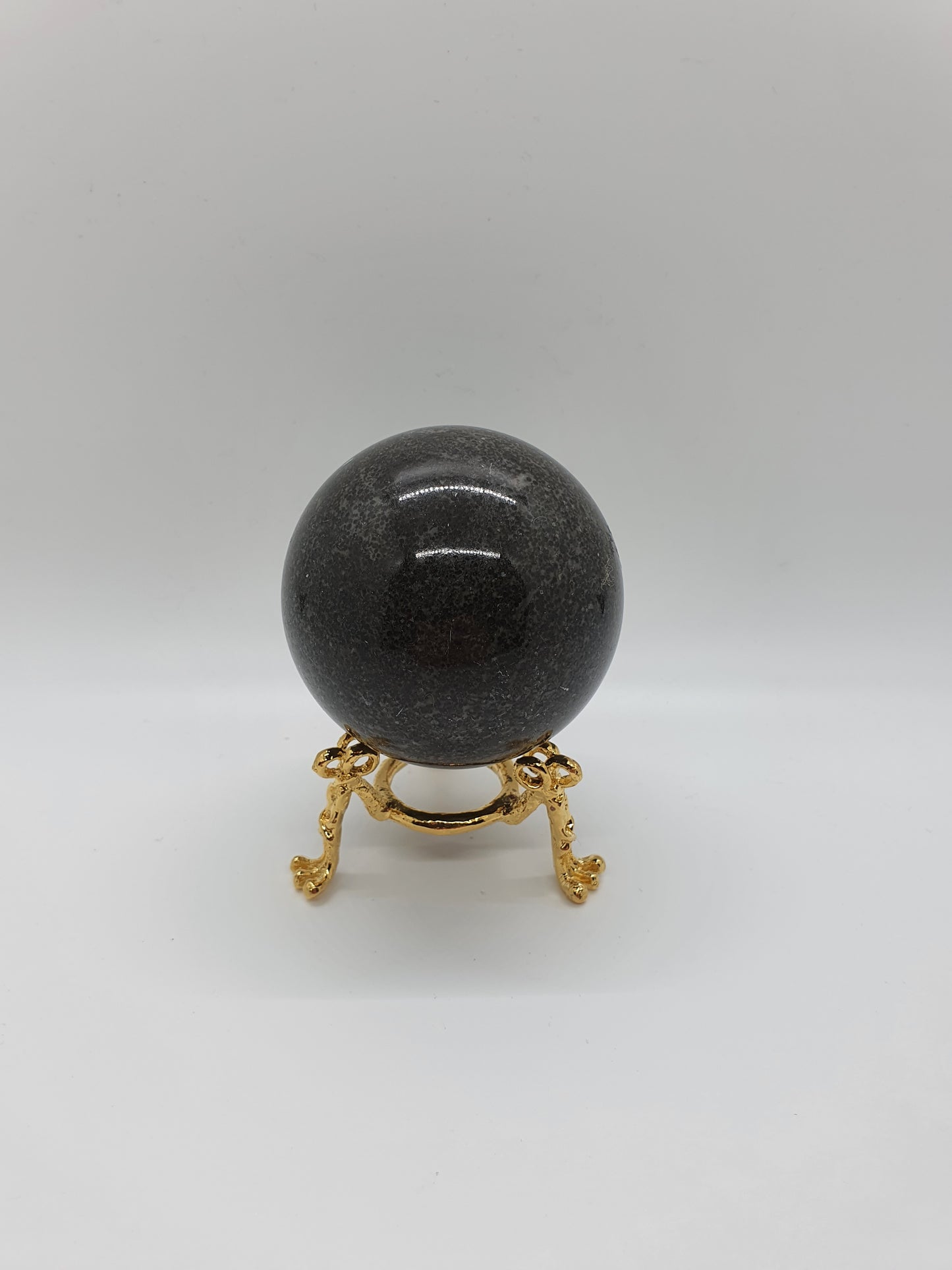 Black Marble Sphere (stand not included)