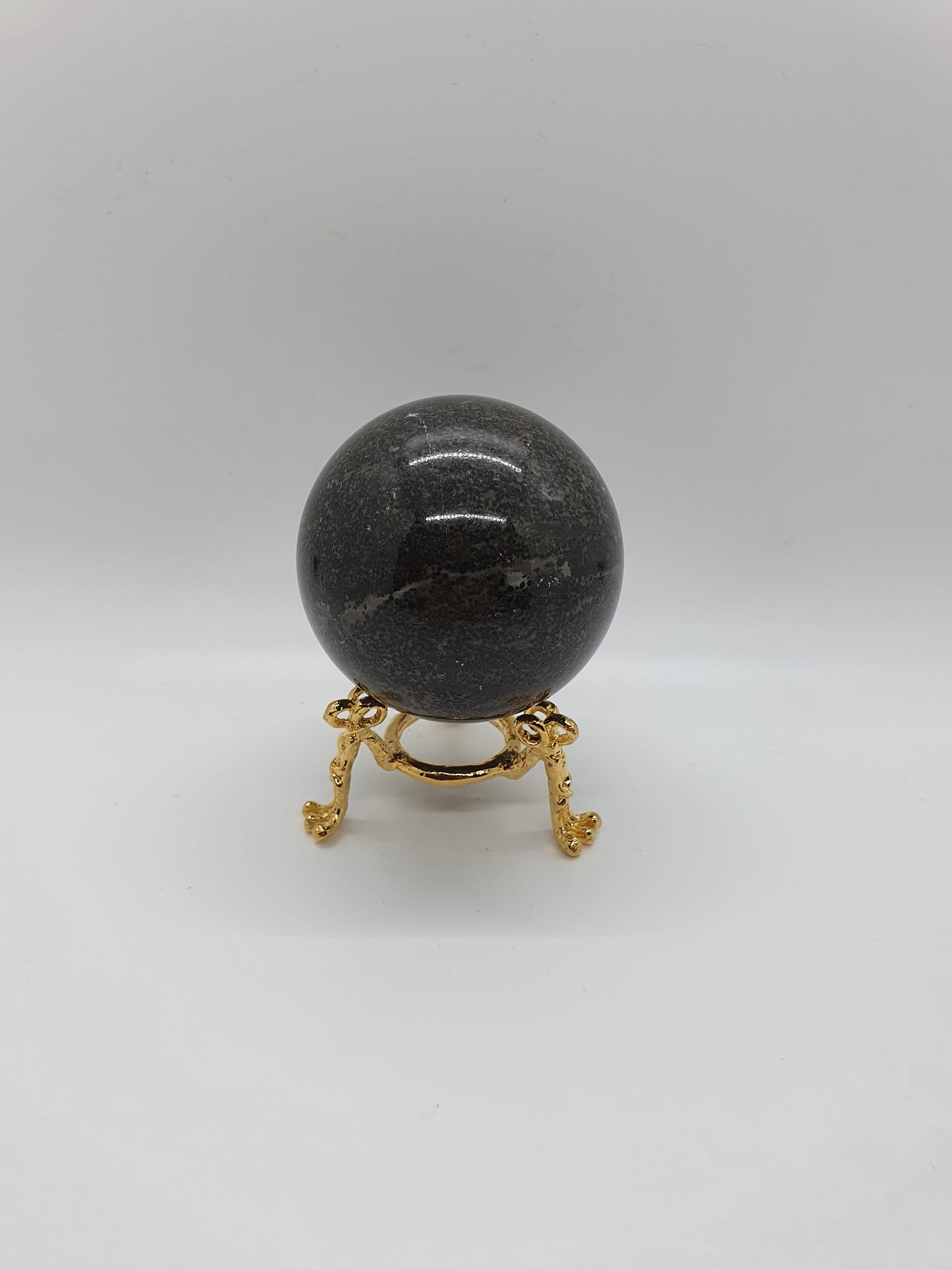 Black Marble Sphere (stand not included)