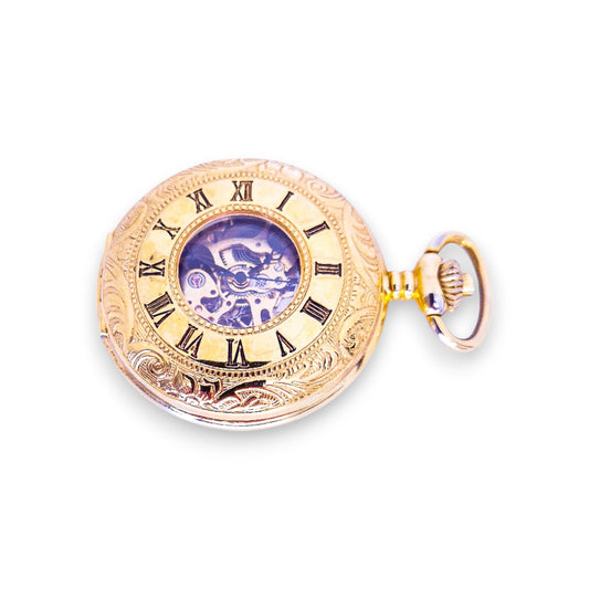 Fox & Simpson Half Hunter Pocket Watch
