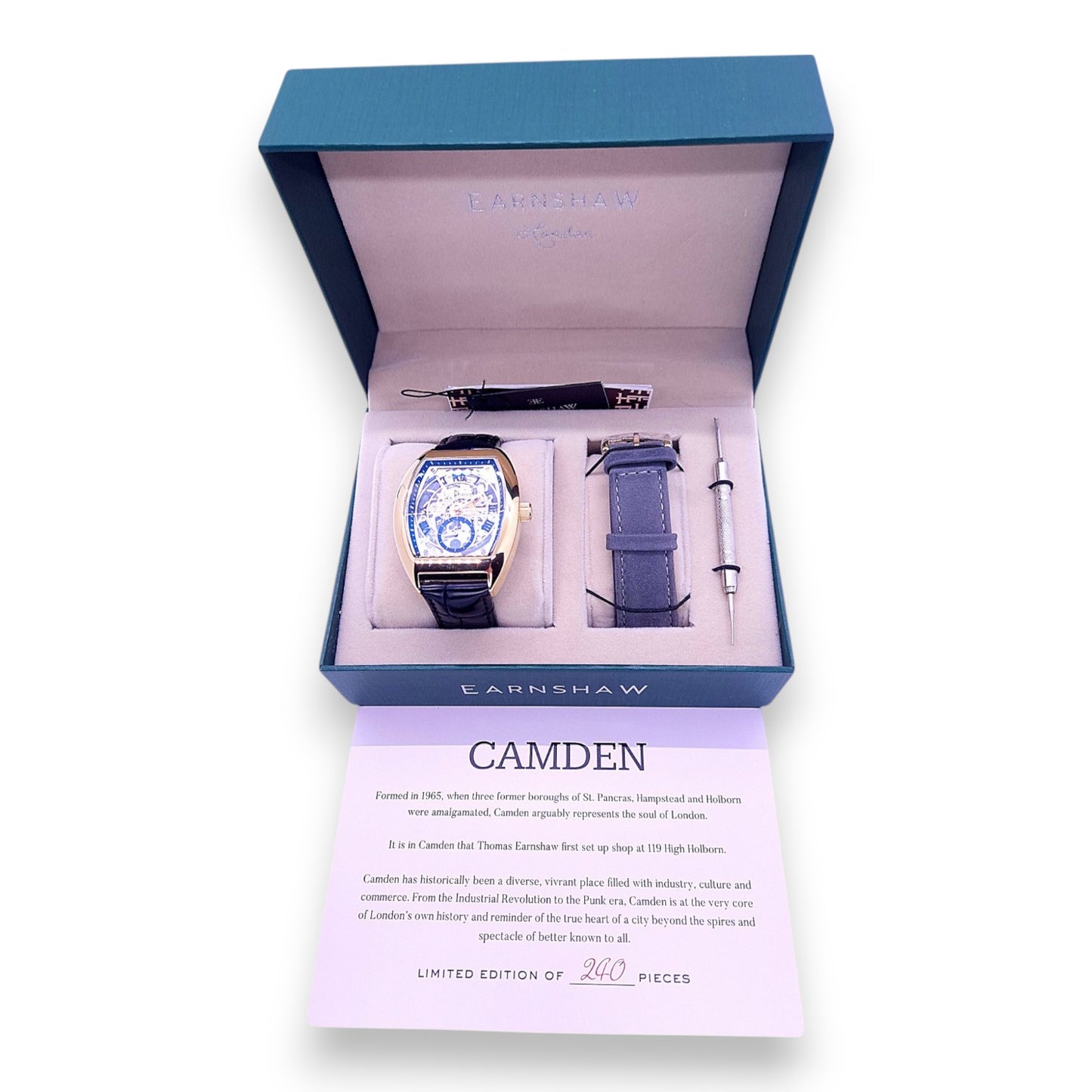 Montre Camden 62/240 pour homme, édition limitée Earnshaw