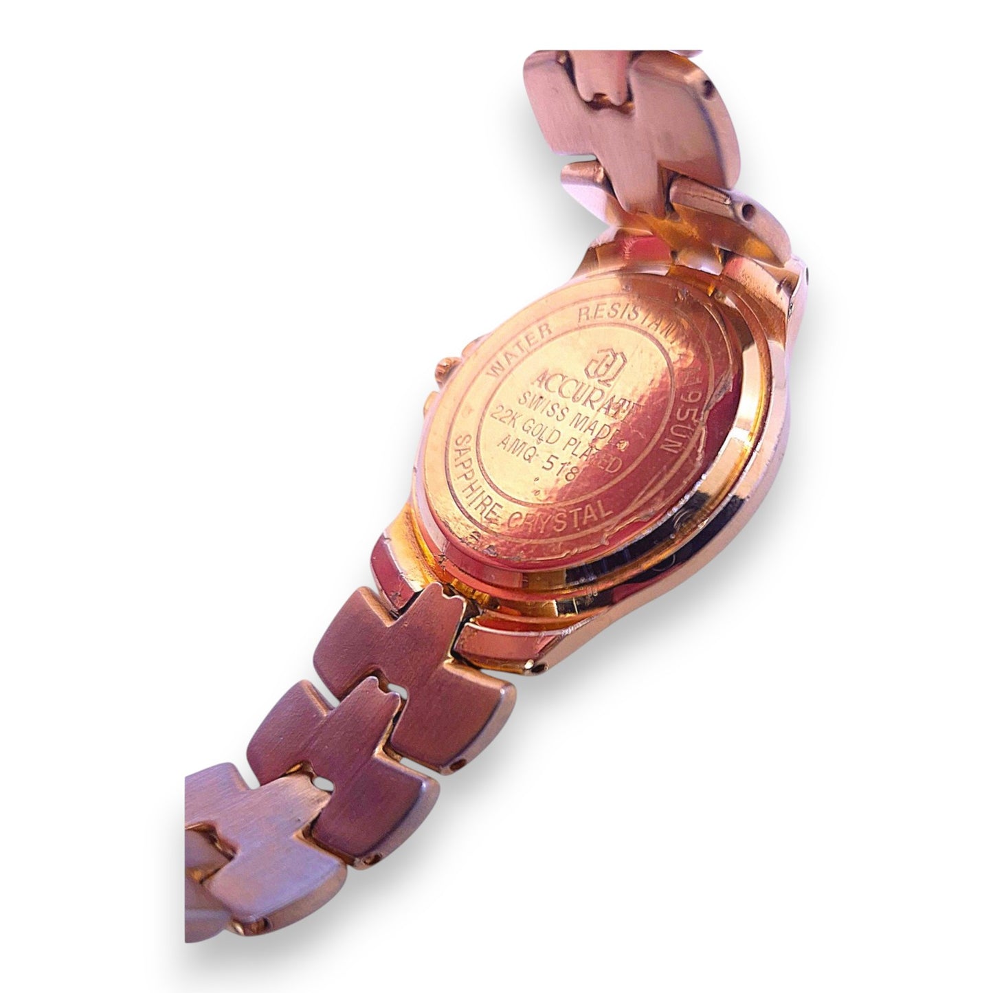 Montre Concerto précise plaquée or 22 carats