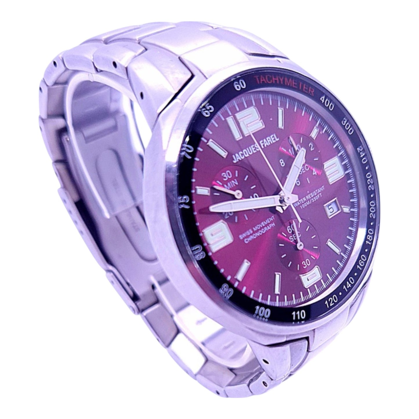Montre Tachymètre Homme Jacques Farel
