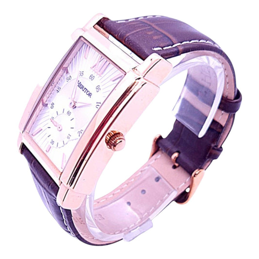 Heritor Men's Dual-Dial Watch