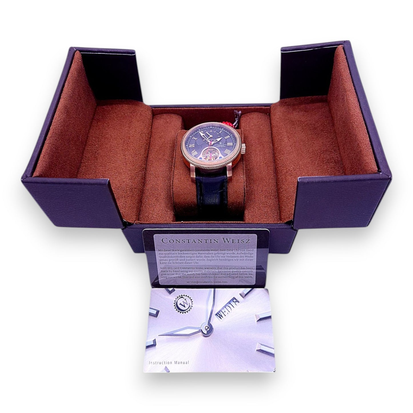 Constantin Weisz Men's Limited Edition 550/700 Dual Time Watch