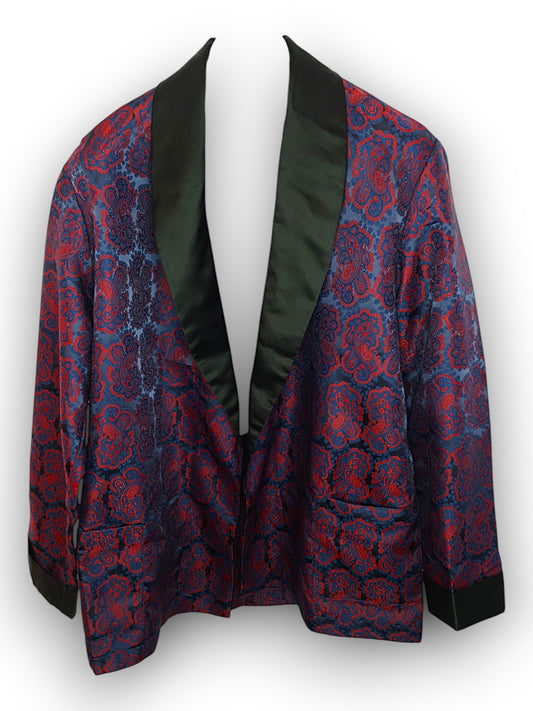 Lloyd Attree & Smith Navy & Red Patterned Jacket