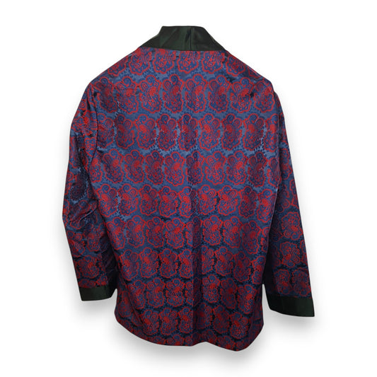 Veste à motifs bleu marine et rouge Lloyd Attree &amp; Smith