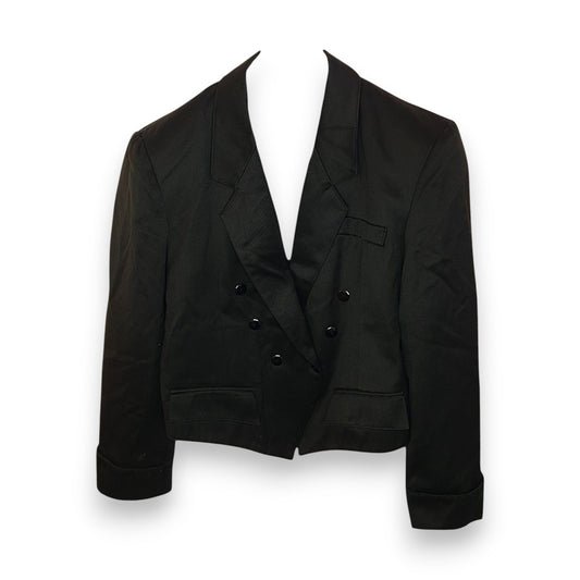 Chaqueta corta vintage entallada negra de Zeki of London