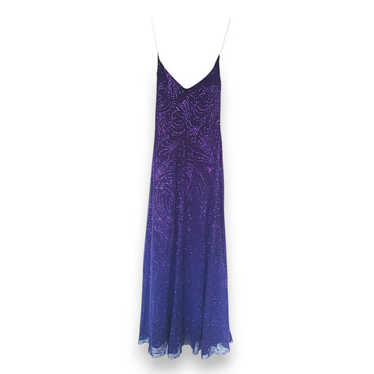 Vestido morado con destellos de Zafir London
